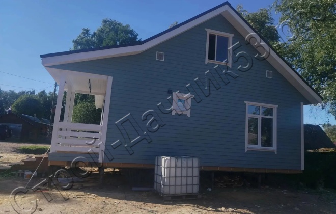 4 Каркасный дом Д-31, 10x8м, 85.3 М², Республика Карелия, Пяткарантский район, посёлок Салми (9)